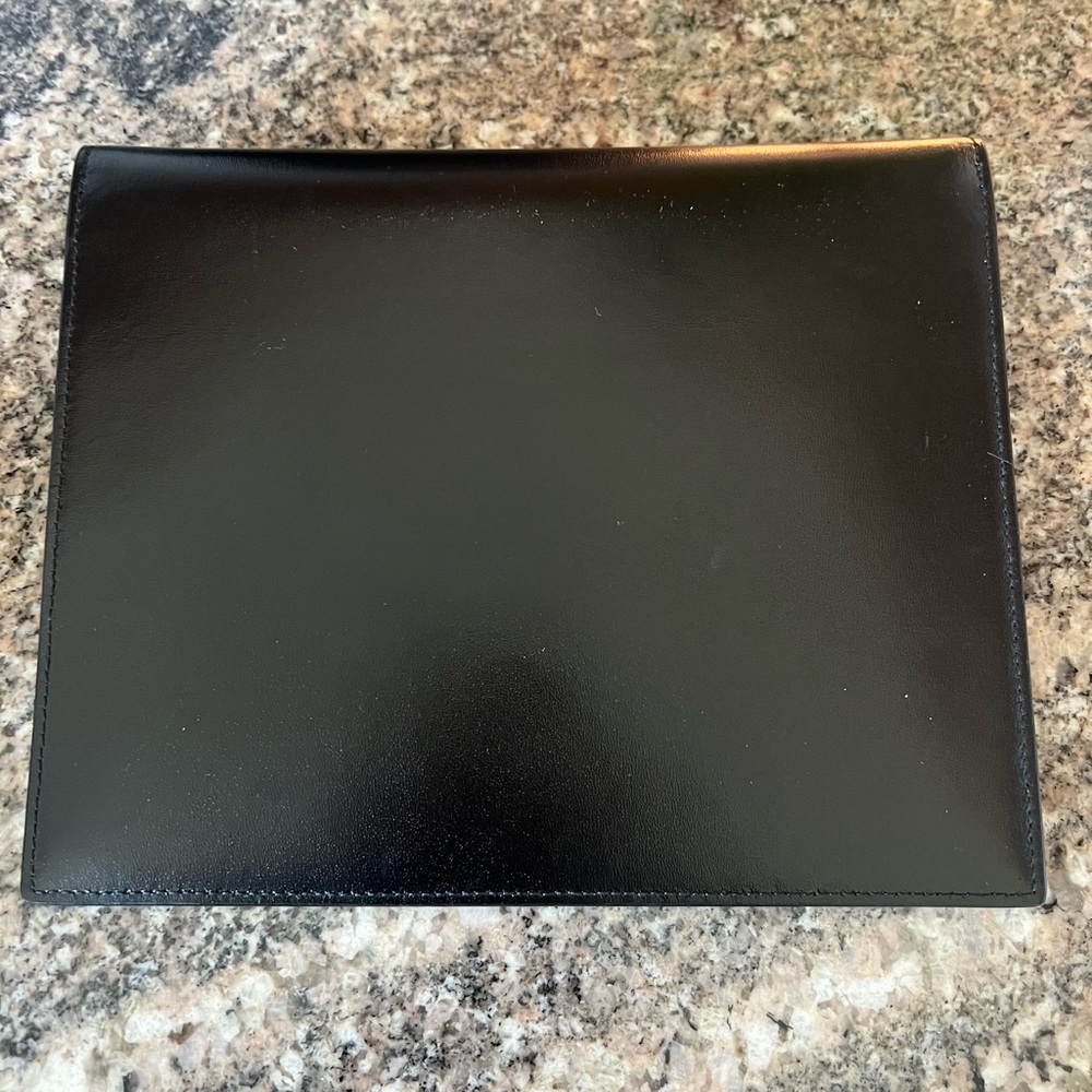 YSL Uptown Monogram Smooth Leather Clutch - Picture 3 of 12